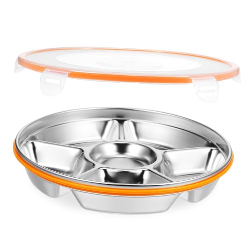 KICHOUSE Veggie Tray Lid Vegetable Tray Container Snack Containers Lids for Eating