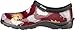 Sloggers Original Waterproof Rain and Garden Shoe for Women– Outdoor Slip-On Garden Clog - Made in The USA with Premium Comfort Insole and Arch Support - Chicken Print Barn Red, Size 6