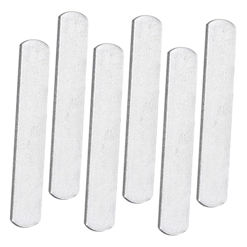 Plaques métalliques lestées en acier pour haltères : lot de 6 stable