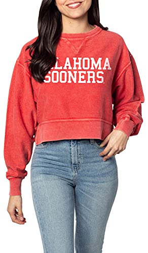 Image of chicka-d NCAA womens Corded Boxy Pullover