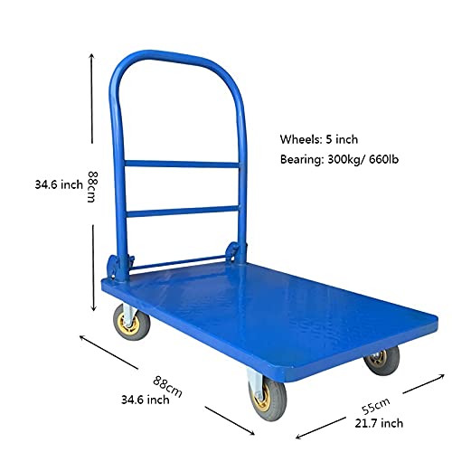 Carretilla plegable de acero capacidad 660lb miniatura 2