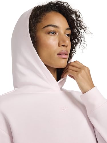 Reebok Women’s Swift Hoodie Set, Standard Fit, Midweight Cotton-Poly Fabric, Frosted Berry, X-Large - image 4