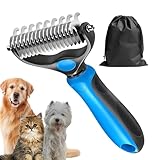 ACM Deslanador Para Perros + e-book | Cepillo Para Perros | Deslanador para Gatos | Rastrillo Deslanador Perro | Cepillo para perro pelo largo| Cuidado pelo Perro | Cepillo deslanador perros