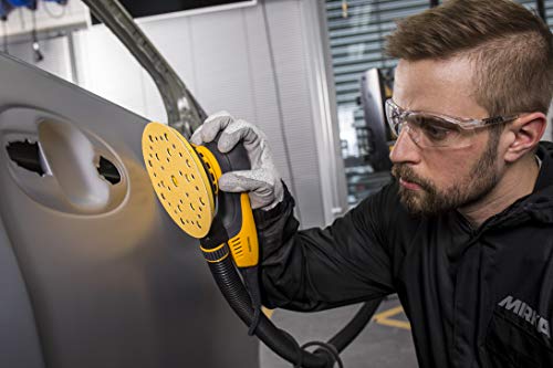 Mirka Gold Universal-Schleifpapier Ø 150mm Klett 37-Loch/Korn P80, 100 Stk/Zum Schleifen von Gips, Spachtel, Spanplatten, Holz, Lack