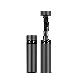 2PCS Graphics Card GPU Holder Support Adjustable Telescopic Rotary Screw Aluminum Alloy Video Card Jack Desktop PC Case,black,middle 15 * 49-80mm