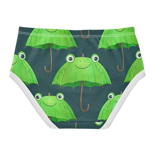 Artistic Toddlers Underwear Floral 2t Cotton Panties Little Girl Green Umbrellas Frog Briefs Undies Kids2