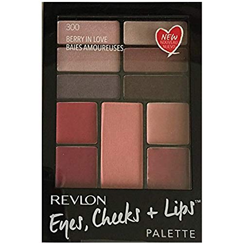 Revlon Eyes Cheeks + Lips Palette, 300 Berry in Love, (Pack of 2)
