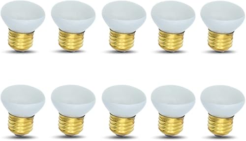 Bombillas reflectoras pequeñas R14 de 25 vatios  120130 voltios E26 de repuesto de base de cuello corto incandescente esmerilada de lava bombillas