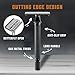 SHAVING REVOLUTION Long Handle Double Edge Safety Razor - Butterfly Open Razor 10 Japanese Stainless Steel Double Edge Blades - Close, Clean Shaving Razor Men., Black Long Handle, 12 Piece Set