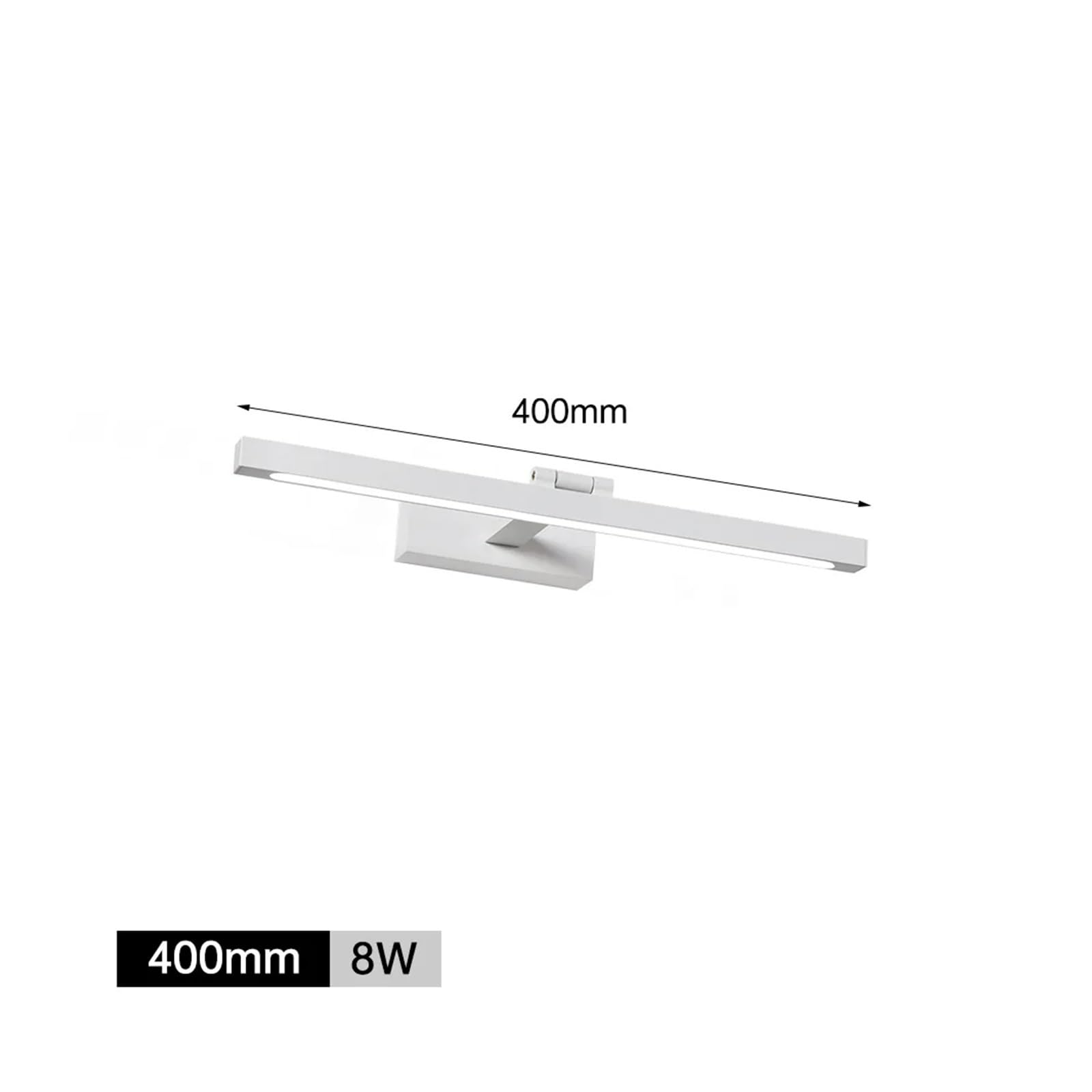Oświetlenie wypełniające obraz LED Toaleta Łazienka Lustro Lampy, Kinkiet Do Makijażu Sypialnia Salon Garderoba Oprawa świetlna LED Lampy toaletowe(Warm 3000K,White 40CM)