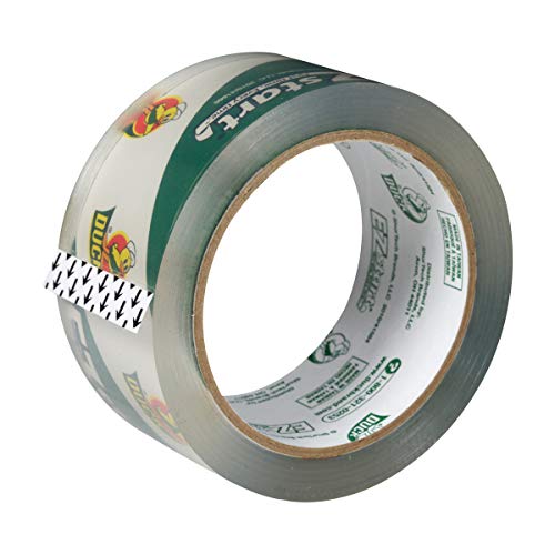 Image of Duck Brand EZ Start Packing Tape Refill, 4 Rolls, 1.88 Inch x 54.6 Yard, Clear (280068)