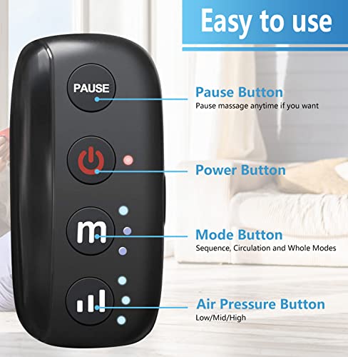 Cincom CM-028A-UK Cordless Calf Massager For Circulation, Leg Compression Massager For Calf, Rechargeable Leg Massager thumb #4
