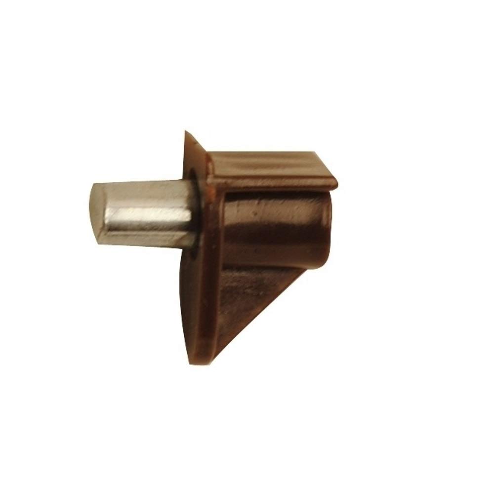 Supports d'étagère à emboîter 5 mm marron taquet meuble cuisine et bibliothèque