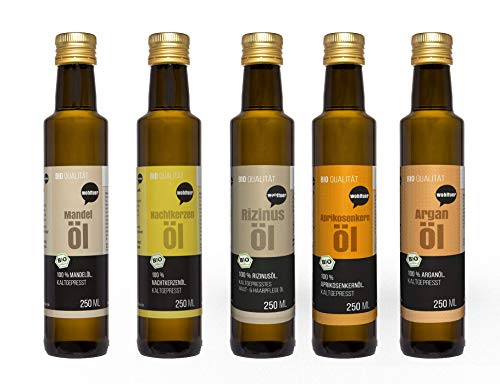 Wohltuer Traubenkernöl kaltgepresst 250ml aus kontrolliert biologischem Anbau mit 4% Anteil an natürlichem OPC (Frankreich)