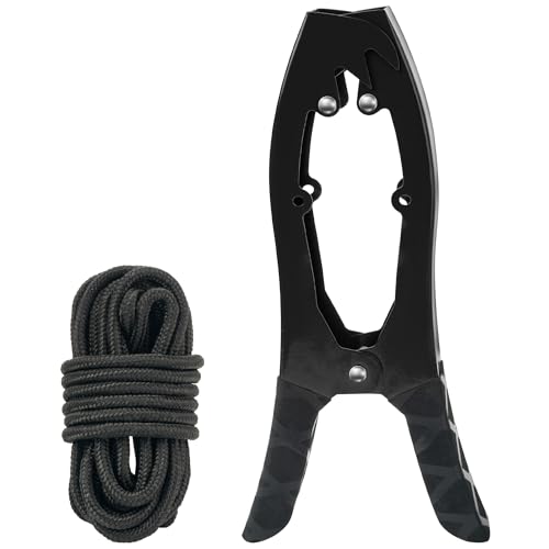 Omoojee Kayak Anchor Grip with 16.4ft Paracord Black