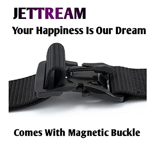 Tactical Belt, Military Hiking Rigger 1.5" Nylon Web Work Belt with Heavy Duty Quick Release Alloy Magnetic Buckle4