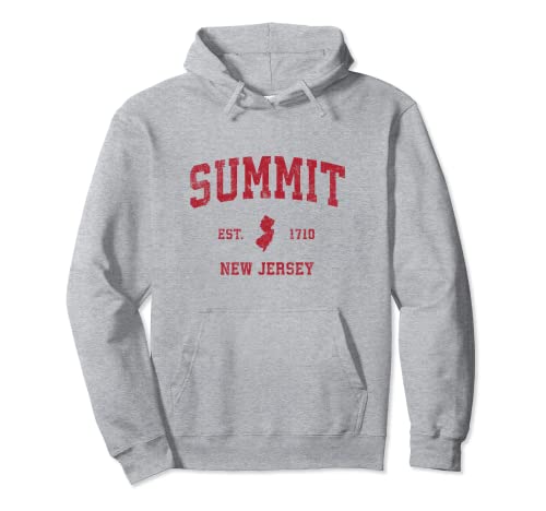 Summit New Jersey NJ - Estampado deportivo vintage Sudadera con Capucha