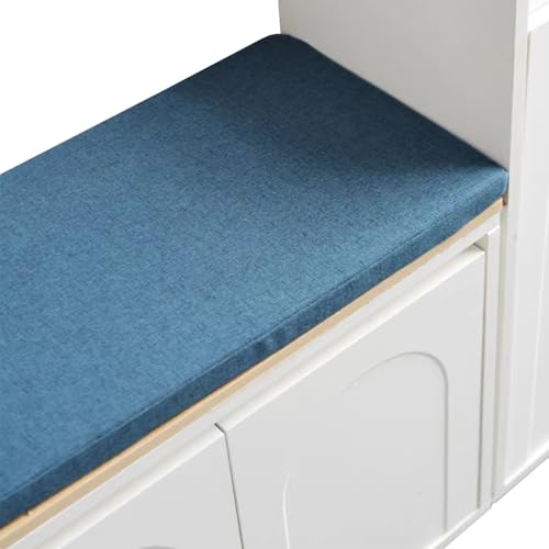 HYGPP Bench Cushions for Indoor Furniture 40/48/60 x 14/15/17/11 inch Rectangular Non Slip Outdoor Bench Cushion pad for Deck Chair Swings Bench Cushion(Color 6,48x16x2in)