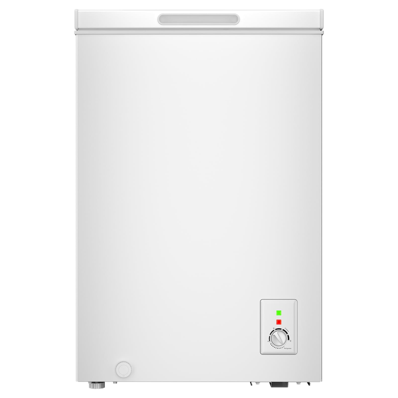 CHiQ Gefriertruhe 99 L Schnelleinfrierfunktion LED 54,5 x 47,6 x 83,5 cm 39 dB 4-Sterne-Gefrieren -24°C Freistehend Weiß