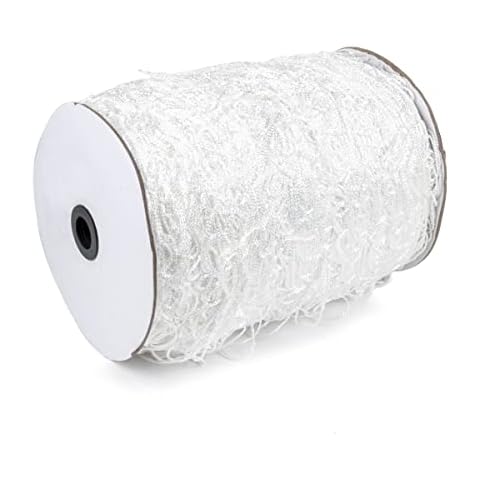 247Garden 6X300FT All-Season Trellis Netting w/ 6in Square Mesh (White, Nylon Gardening Net 1800 Sqft Spool Roll) Cover
