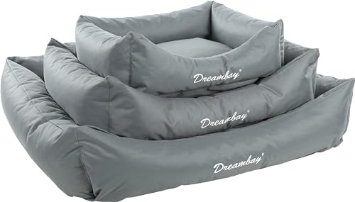 Flamingo Korb Dreambay® Rechteck Petrol - 120x95x28cm - Wasserabweisend und Waschbar - Abnehmbarer Bezug mit Reißverschluss - Nachhaltig