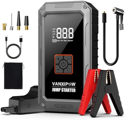 M1 Car Battery Jump Starter with Air Compressor 4500A 150PSI (9.0...