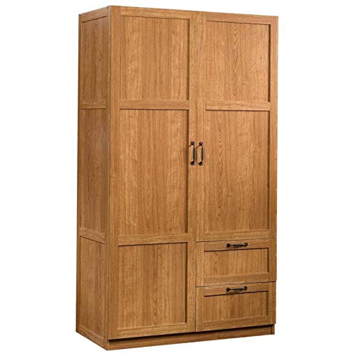 Sauder Storage Cabinet, Highland Oak Finish #TOP22