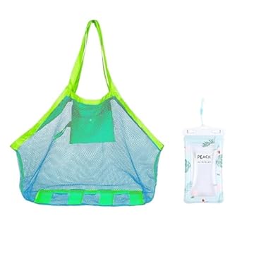 Lonwiner GeekerChip, borsa per giocattoli da spiaggia, grande per giocattoli da spiaggia, borsa per giocattoli da viaggio