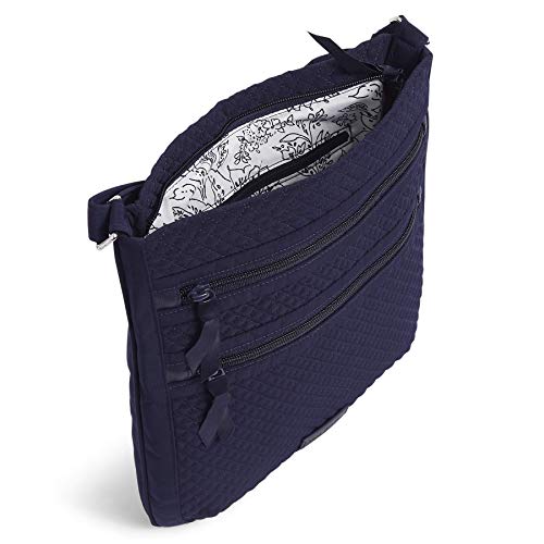 Vera Bradley Women's Microfiber Triple Zip Hipster Crossbody Purse4