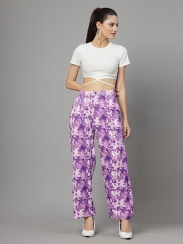 Image of UZARUS Women's Relax Fit Trouser 2 Pockets Baggy Pants
