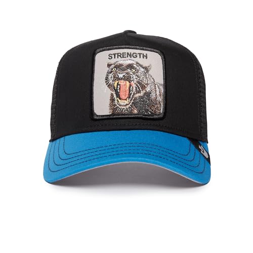 Image of Goorin Bros. Trucker Hat for Men and Women, Black (The Strength Panther), One Size