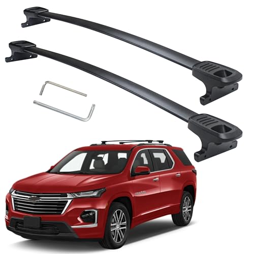 Autekcomma Roof Rack Cross Bars, Replacement for Chevy Chevrolet Traverse