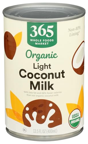 365 Everyday Value, Organic Light Coconut Milk, 13.5 fl oz