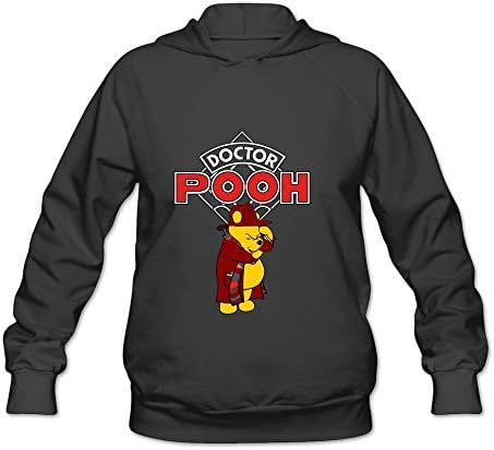 MJMY Women's Doctor Who Winnie The Pooh Hoodie S