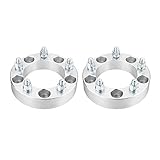 TRIBLE SIX 2X Wheel Spacers 5X5.5 to 5x5.5 Adapters 1.5' Thick 1/2' x20 Studs 108mm CB Replacement...
