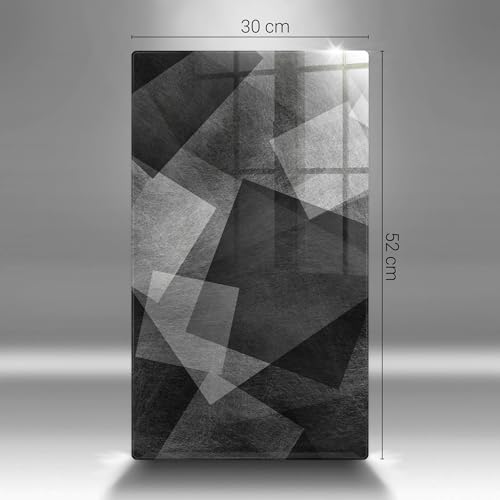 Planche à découper induction Wallfluent 30x52 cm en verre - 7