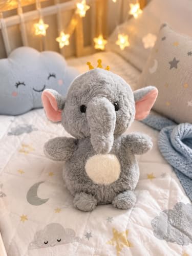 Image of SCOOBA Cute Lucky Crown Elephant 25cm Height (Lucky Crown Elephant)