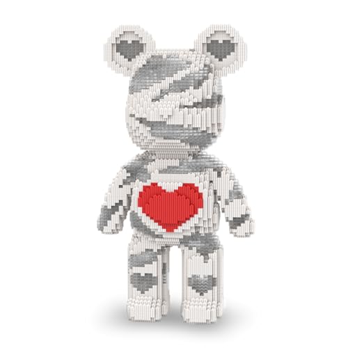PLAYNENO Bear Micro Mini Building Block Sets for Adults No Compatible with Lego Building Toys for Home & Office Decor MOC 3D Creative Model Gifts for Christmas