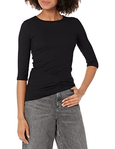 Image of Vince Women's Elbow Sleeve Crew Neck Top