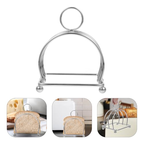 Soporte para rebanadas de pan y tostadas en acero inoxidable resistente 6