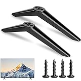 JOYOLA 2 Pezzi Piedi per TV Universali, Gambe di Supporto Da Tavolo, Base Universale con Viti, Piedistallo LCD a Schermo Piatto Curvo 32-55, Antiscivolo, Installazione Semplice