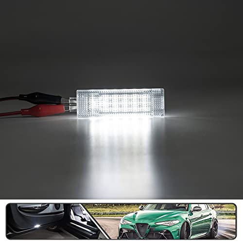 2 Piezas Lámpara LED Blanca de Cortesía para Puerta miniatura 6