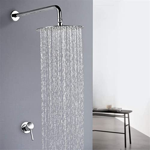 Mélangeur de douche en laiton de luxe or et noir pour salle de bain