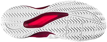 WILSON Rush Pro Ace Junior Sneaker, White/Beet Red/Diva Pink, 5 US Unisex Big Kid | Image 2