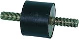 GREENSTAR - Silent Bloc Mâle/Mâle - Ø 40mm - Longueur 30mm - Filet M10 - Longueur Filet 23mm - Amortissement des Vibrations