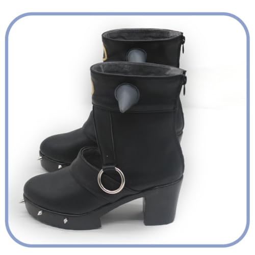 New Pulchra Fellini Cosplay Shoes for Anime Zenless Zone Zero - Handmade Custom Cos High heel Boots for Roleplay & Conventions Woman Man Halloween2