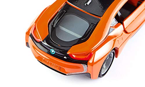 Siku BMW i8 LCI coche deportivo 1:50 naranja/negro miniatura 4