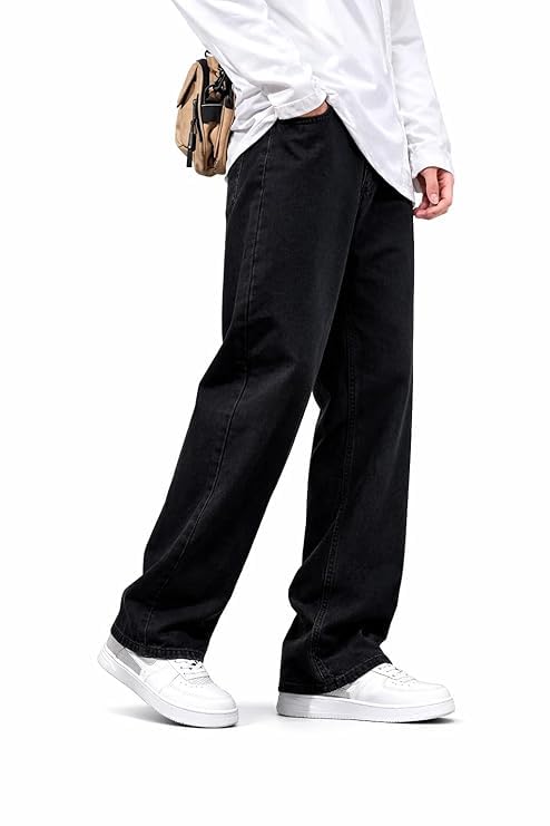 Make Way Loose Fit Jeans for Men – Oversized Baggy Denim Pants | Relaxed Fit Casual Wear | Durable Everyday Use with Breathable Febric Avlable in Every Size.-picture-50