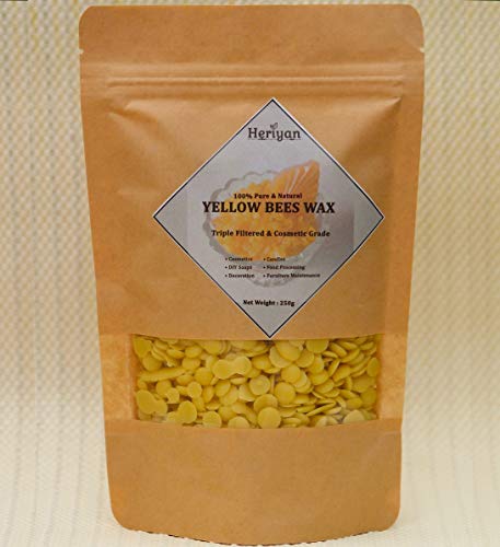 Image of Beeswax Pellets Food Grade Pure Natural Cosmetics Materials for DIY Candles Lipbalm Soaps (1kg)