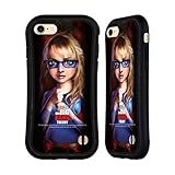 Head Case Designs Officially Licensed The Big Bang Theory Bernadette Rostenkowski Caricature Hybrid Case Compatible with Apple iPhone 7/8 / SE 2020 & 2022